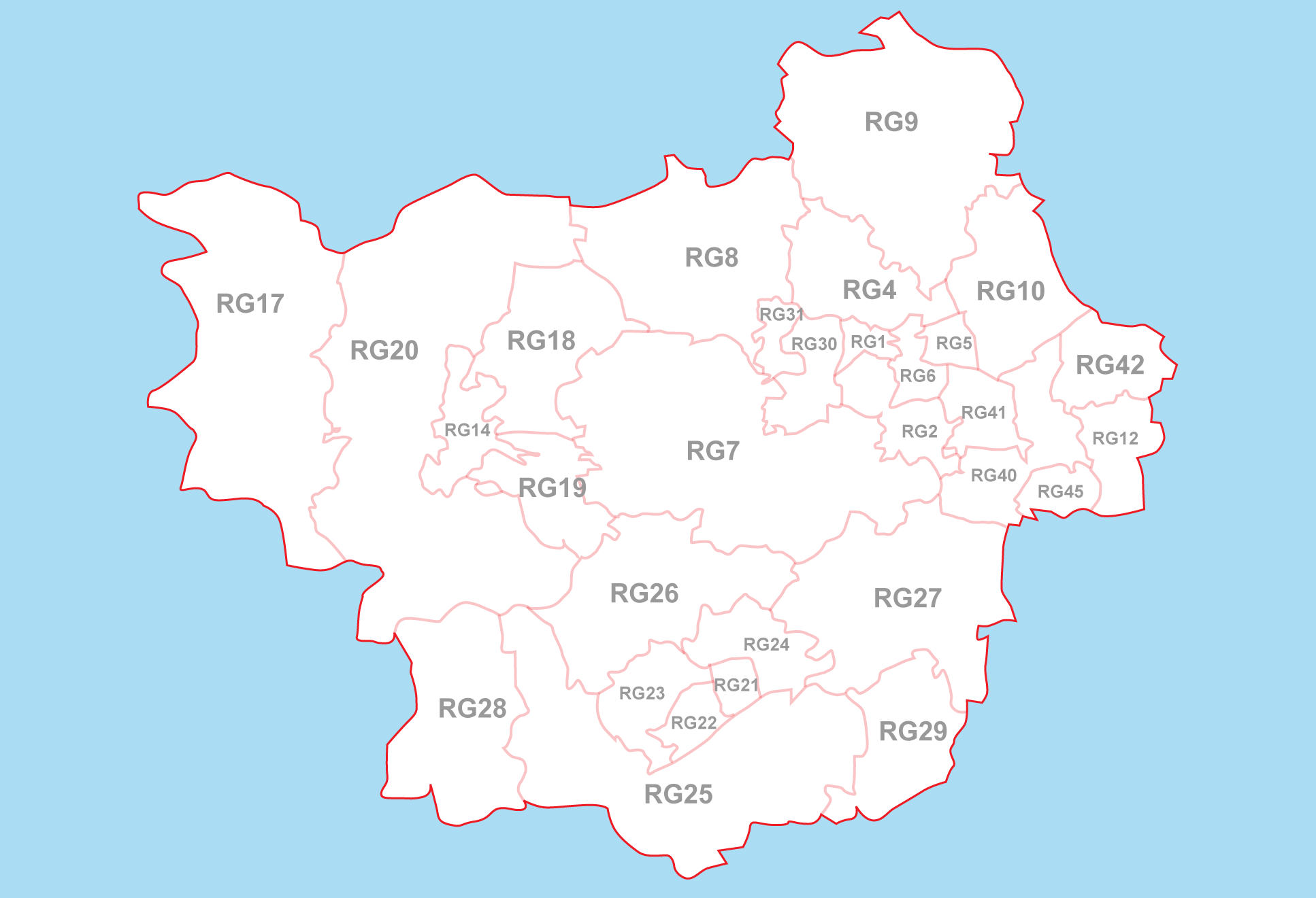 Postcodes - Baytree Transport Ltd